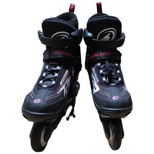 Rollerblade Spitfire XT Skates Kid's Size 5-8 Black Red Adjustable Inline
